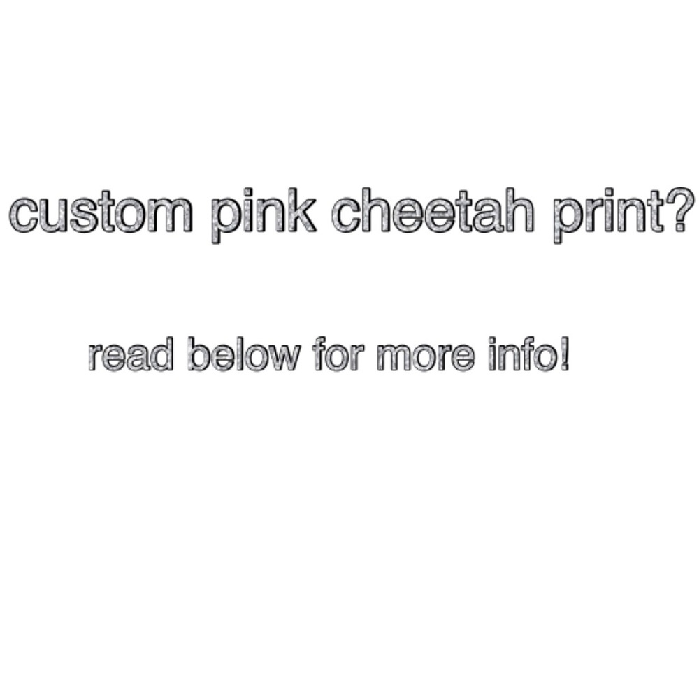 custom pink cheetah!